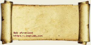 Danijel Stojmenović vizit kartica